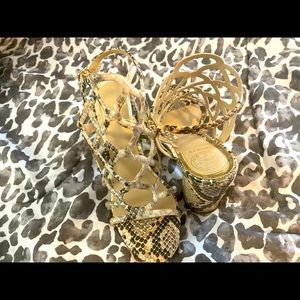 Guess snake skin heels
